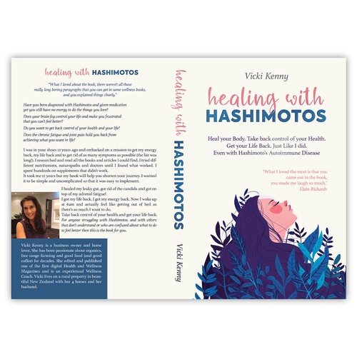 Stylishm feminine and yet bold book cover