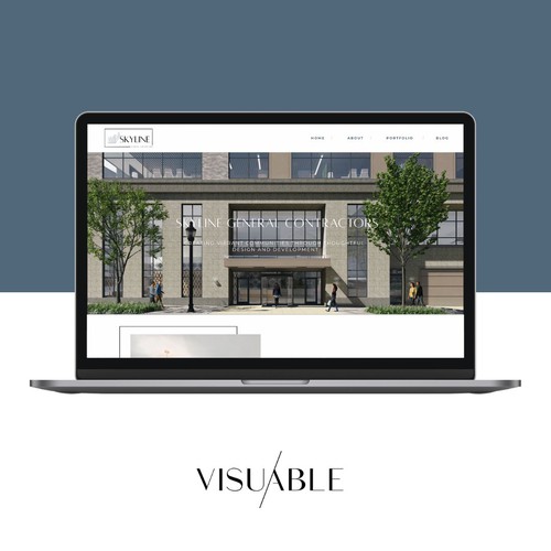 Squarespace Website Design for a Construction Company  