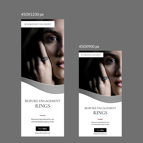 Banner Ad Design for Diamond Foundry