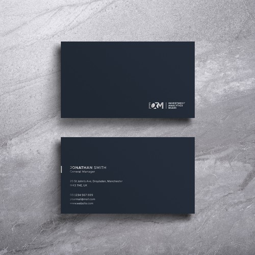 Minimal Business Card Design