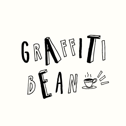 Give a unique visual "voice" that promotes freedom of expression for Graffiti Bean (a coffee bus)