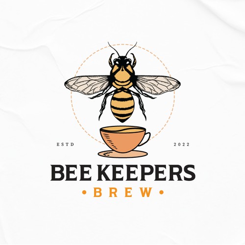 Coffee Bee Logo Design