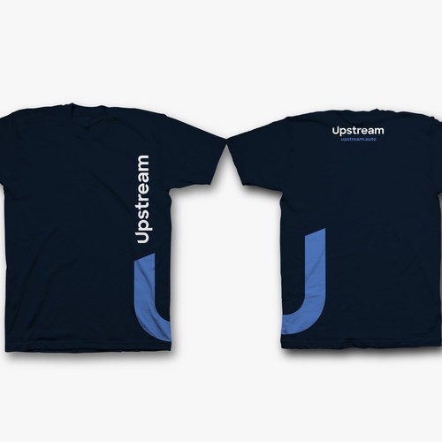 T shirt design for Upstream