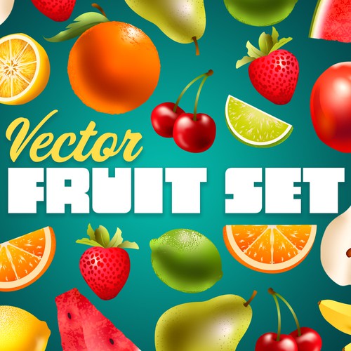 Vector Fruit Set