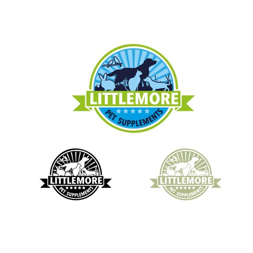 pet food supplement logo/stamp