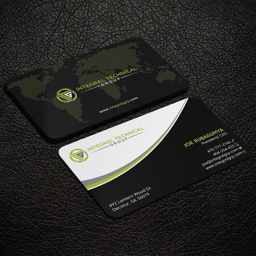 Business card design  for Integral Technical