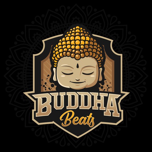 Winning Entry at Buddha Beats logo contest