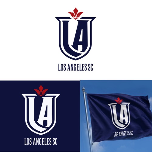 Refine the Los Angeles SC logo 