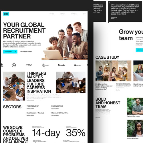  HR Website Design