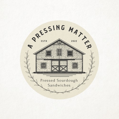 A Pressing Matter Food truck Logo
