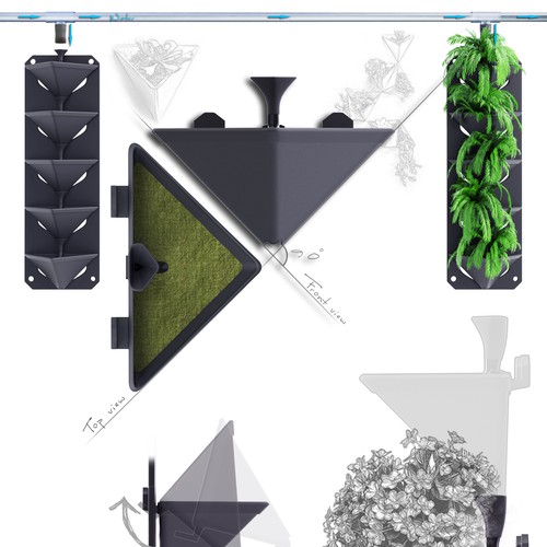 Design of a living wall system