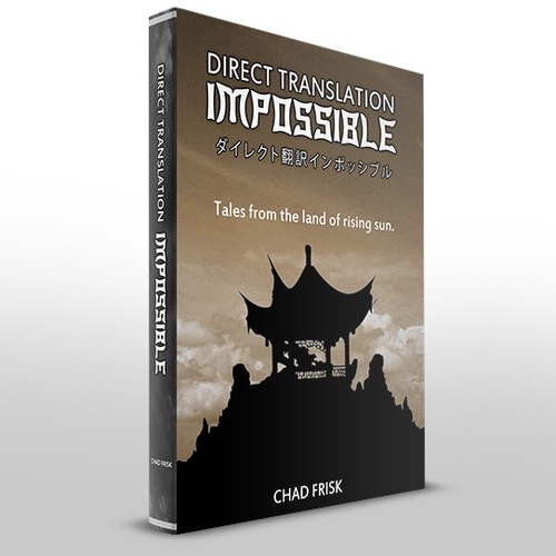 Create a Japanese Themed Book Cover for "Direct Translation Impossible"