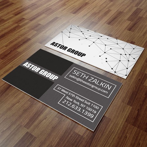 Astor Group - Business Card Proposal Design