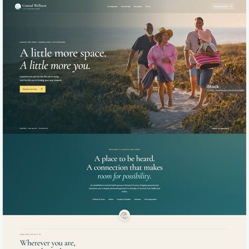 Wellness landing page