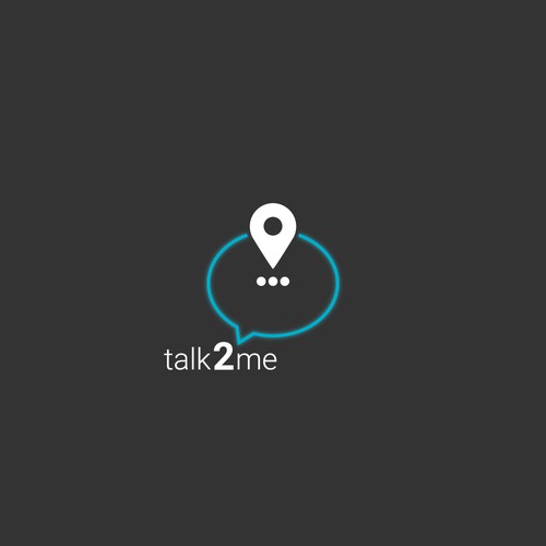 Logo concept for talk2me
