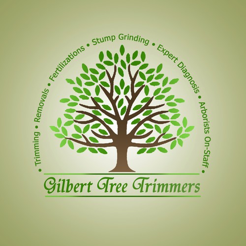 This design I've done, a new company called Gilbert Tree Trimmers
