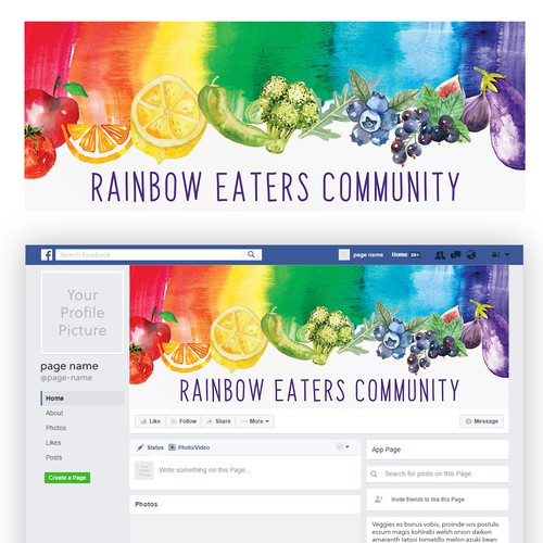 Rainbow Eaters Community Banner