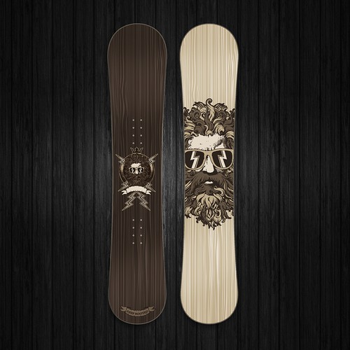 Snowboard design for a new brand.