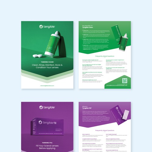 Product information PDFs/flyers for Tangible Science