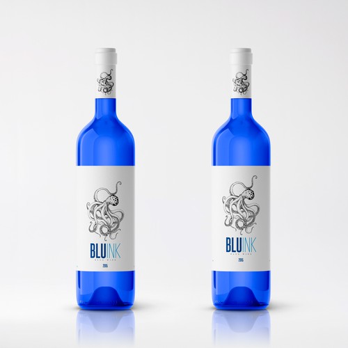 BLUINK WINE LABEL DESIGN