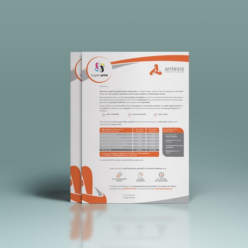 Direct mail for Antesis