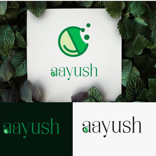 Logo design for herbal a company 