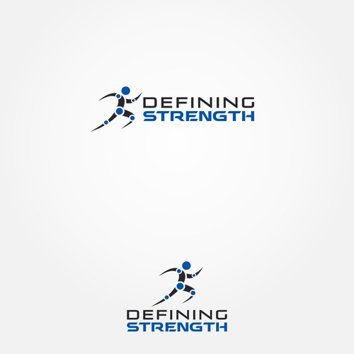 Defining Strength logo design