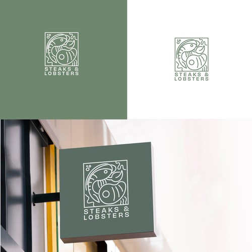 Logo design for Steak & Lobster