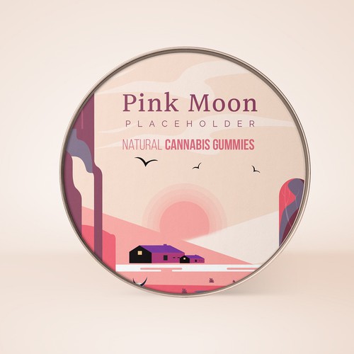 Gummies can concept for pinkmoon