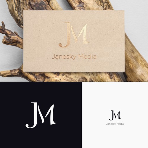 Modern logo concept for Janesky Media