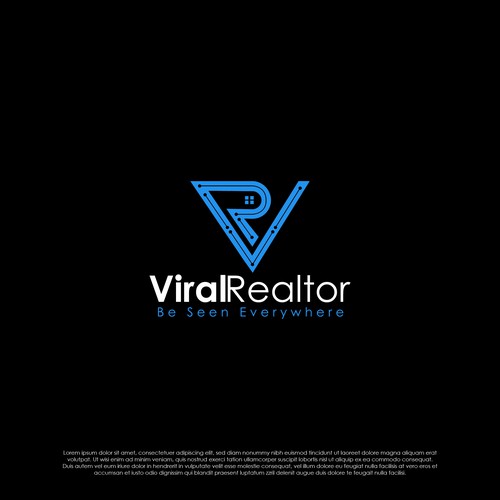 Viral Realtor AI Logo Design