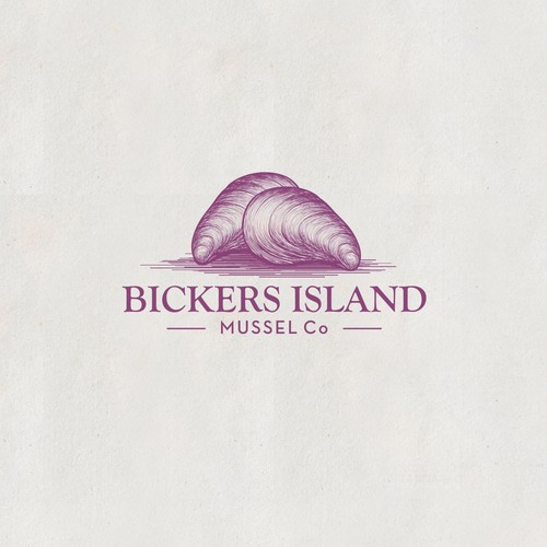 Logo for bickers island mussel