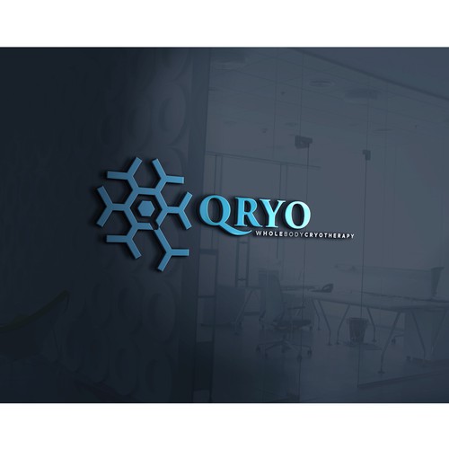 Cryotherapy Agency Logo concept.