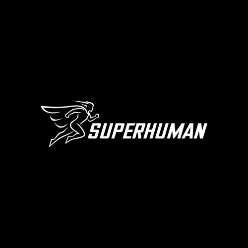 Superhuman logo design
