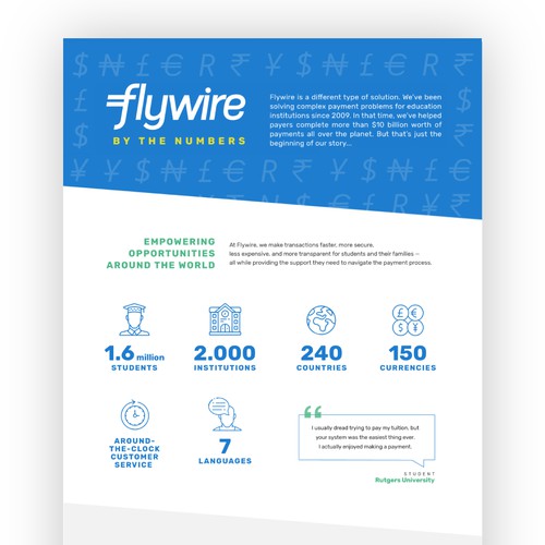 Infographic Flywire