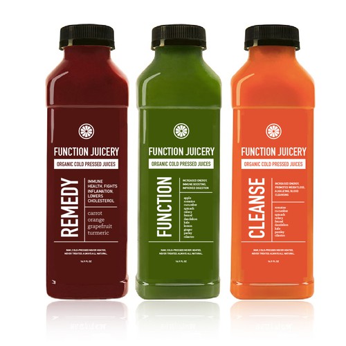 Function Juicery Packaging Design