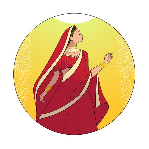 Design a Royal Indian Princess for An Ayurvedic Wellness Brand