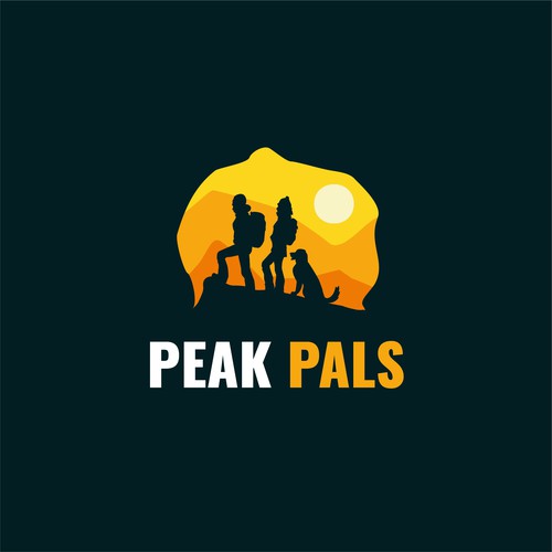 Creative and Vibrant Logo for an Adventure & Hiking Podcast
