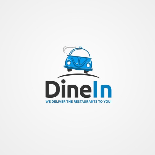 Help Dine-In Delivery Service with a new logo