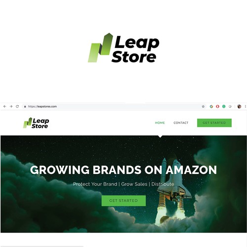 Logo design for leap store