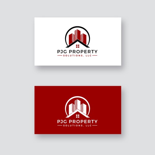 pjg property solutions llc logo design