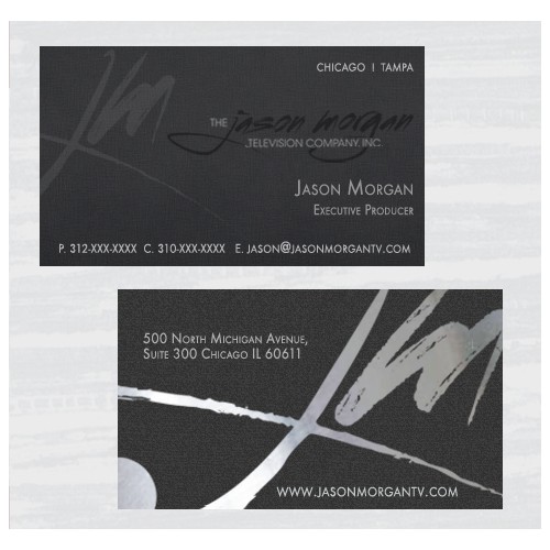 Stationery for The Jason Morgan Television Company, Inc.