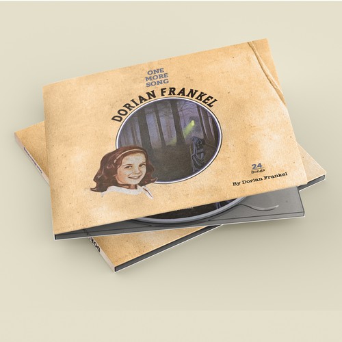 colorful cover art for a 24 song CD for Singer/songwriter