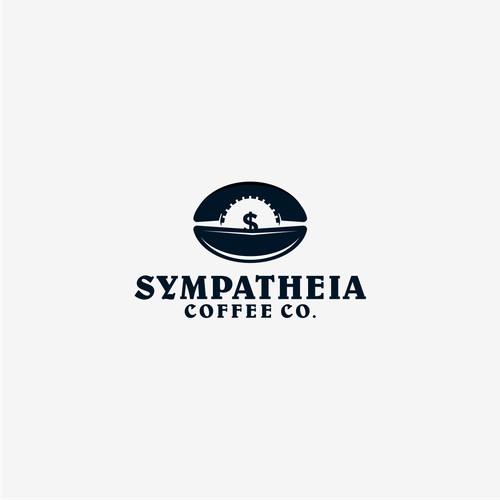 logo concept for coffee and donate