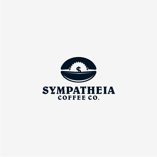 logo concept for coffee and donate