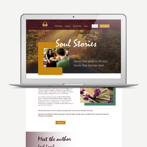 Webpage Redesign of Myth, Magic, & Medicine.