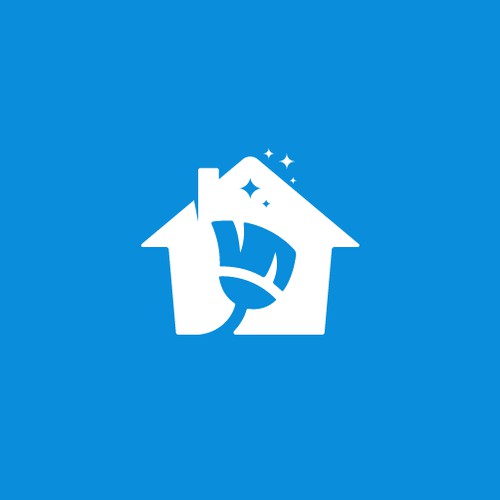 House cleaning logo