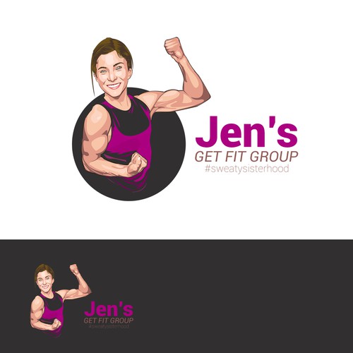 vector art for the fitness company
