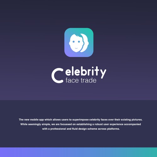 Celebrity Face Trade Logo Icon