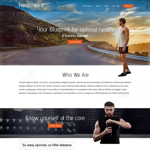 Supplement Landing Page